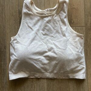 Sublime® Bamboo Maternity & Nursing Longline Bra Top - Oatmeal Heather